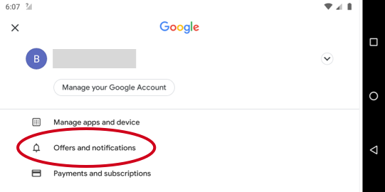 Google Play offers and notifications Google Play offers and notifications