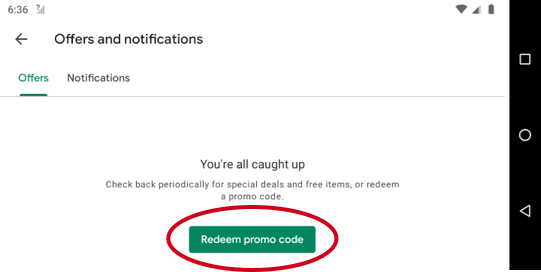 Google Play redeem promo code Google Play redeem promo code